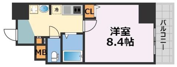 ミラージュパレス本町東レジデンスの物件間取画像